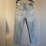 Madewell NWT  The High Rise Slim Boy Jeans Light Blue Distressed Size 30 Photo 4