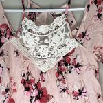 Love j NEW!  Cold Shoulder Pink Floral Shirt Size Juniors Small Photo 7