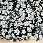 Prómesa NEW Promesa Black Iris Floral Button-Front Shirt Romper Women’s Medium Photo 4