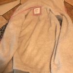 Boden Sherpa lined leopard print jacket with hoodie size 8 Gray Photo 11