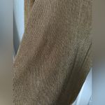 Chico's Chico’s Gold shimmering metallic Cold Shoulder Christmas Formal Top women size L Photo 7