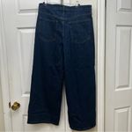 Banana Republic  Wide Leg High Rise Crop Dark Rinse Jeans in Size 32 / 14 Tall Photo 2