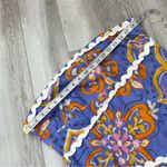 ASOS  Strapless Dress tile printed rikrak womens Purple size 14 party resortwear Photo 3