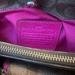 Coach  Mini Margot Signature Brown Pink Handbag Caryall Purse + Wallet Leather Photo 15