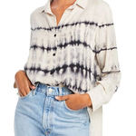 Bella Dahl  Womens Flowy Tie Dye Button Down Shirt XS Coastal Cowgirl Boho Photo 0