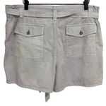 Old Navy Purple Belted High Waisted Twill Shorts Size Large New Photo 5