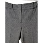 Loft  Womens Dress Pants Size 8 Black White Straight Leg Pockets Hook Eye Closure Photo 4