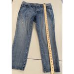 Loft Boyfriend Jeans Womens 33" Cotton Distressed Straight Leg Travel Norm Photo 6