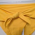 ONIA New X WeWoreWhat Riviera Bikini Bottom Large Citrus Yellow Women's Size L Photo 6