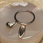 LC Lauren Conrad Bunny Ears Gold Tone Ring Photo 7