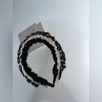 Fashion Tidbits NWT Scrunch Satin Fabric Chic Floral Shiny 3pc Headbands Junior Black Photo 3