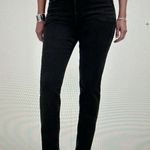 Madewell Stovepipe Jeans High-Rise Stretch in Black Rinse Size 31T Photo 1