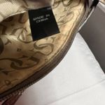 Guess Gold Faux Croc leather crossbody with zipper closure, zipper pouch inside Photo 4