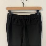 Boden Black Pleated Front Pull On Slim Straight Leg Trousers Contemporary‎ 8P Photo 5