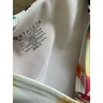 Athleta  Swimsuit Bikini Beach Swim Surf Tropical Floral White M 36 B/C Underwire Photo 1