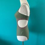 Aerie NWT  Cut Out Full Coverage One Piece Swimsuit Olive Fun Beach Surf Photo 3