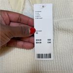 Urban Outfitters  Cross Front Crop Top Keyhole Bra Cream XS Photo 5