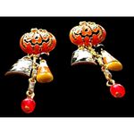 Halloween Earrings New Jack O Lantern Candy Corn Ghost Beads Pumpkin Pie… Photo 3