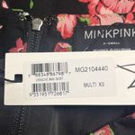 MINKPINK Revolve  Larache Mini Skirt Black Pink Floral NWT XS Whimsigoth $89 MSRP Photo 6