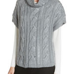 Eileen Fisher  Cable Knit Turtleneck Sweater - Size XS Photo 0