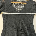 Kimchi Blue  Black Lace Flutter Sleeve Mini Dress Romantic Small Whimsygoth Photo 9