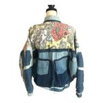 No The Jeans Revolt BY CLAUDE ATTIAS Oversize Patch Work Jeans Jacket Size M Yellow Size M Photo 3