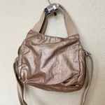 Kipling  Felix Cloud Metal Platinum Metallic Nylon‎ Satchel Crossbody Photo 5