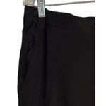 Nike  Womens Athletic Pants Size L Black Zip Pockets Zip Away Hem Mid Rise Photo 3