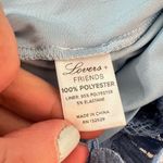 Lovers + Friends  baby blue lace scallop hem party dress size small Photo 8