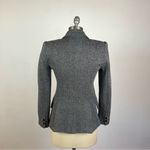 L'Agence L’Agence Chamberlain Blazer In Black/ Ivory Chevron Photo 5