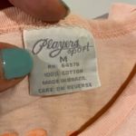 Players Sport Tank Top M Peach Surf Beach Cropped Sleeveless 100% Cotton Pink Size M Photo 2