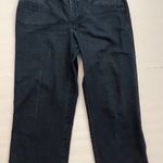Dockers Dark Wash Capri Straight Leg Mid Rise Size 8 Photo 0
