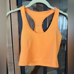 Lululemon  cool racerback cropped tank top creamsicle pop race length neon Photo 5