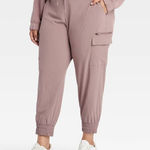 All In Motion NWT  XL Women's Active Light Mid-Rise Cargo Joggers Sz XL ✨ Photo 0