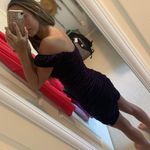 South Boutique Purple Velvet Dress Photo 2