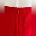 Hugo Buscati NWT Mini beautiful Red Dress SZ 8 100% Silk small split on … Photo 6