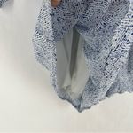 Surf Gypsy ‎ Blue Spotted Print Colorful Tassels Flare Sleeves Tie Front Romper M Photo 7