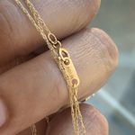 10kt Gold Cross With Chain Photo 5