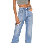 AGOLDE  90's High Rise Loose Fit Straight Leg Ripped Jeans Size 26 Photo 1