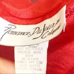 Romance DuJour Large Red Lace Trim Nightie Spaghetti Strap Lingerie Pajama Photo 2