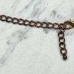 Gold Tone Faux Turquoise Trunk Up Good Luck Elephant Pendant Necklace Photo 3