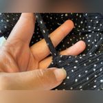 William B Backless Polka Dot Crop Blouse Black (Medium) Photo 2