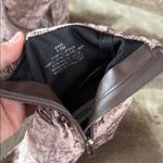 Steve Madden Gaze crushed velvet velour block heel ankle socks booties mushroom Photo 7