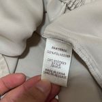 Max Studio NWT Nude Taupe Cold Shoulder Loose Cinched Waist Blouse - Size Medium Photo 8