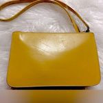 Furla Yellow Leather Clutch Wristlet Bag 9” X 5.5” Approximately Photo 0