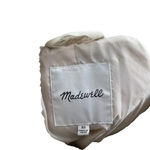 Madewell Sherpa Walton Shirt-Jacket Cream Ivory Button Down Size XS Photo 8