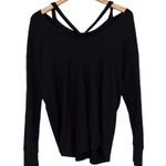 Athleta  Black Backtrack Sweater Sz XS Photo 3