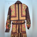 Farm Rio NWT $298  Charming Garden Scarves Midi Chemise Small Photo 15