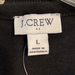 J.Crew  100% cotton dress size L black color brand new with tags Photo 10