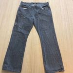 Apt. 9  size 36 (size 13 women) distressed Jeans black gray grunge work high rise Photo 0
